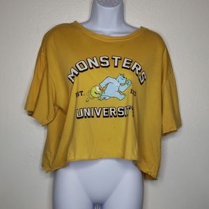 Monsters university crop top